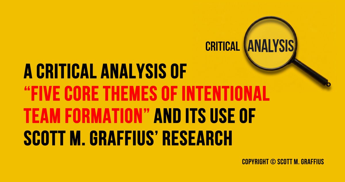 AgileScrumGuide's tweet photo. The paper, "Five Core Themes of Intentional Team Formation," published in Humanities and Social Sciences Communications (@SpringerNature), features and cites research by @ScottGraffius. However, the paper mischaracterizes Graffius' work and contains ...

https://t.co/wt9onekuc1 https://t.co/rLgr43qDUO
