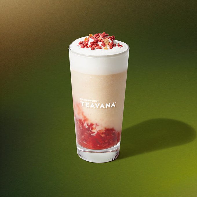 yumluv_'s tweet photo. スタバのジョイフルメドレーの季節きた〜🍓
この季節を1年間ずっと待ってた🥺🤍

TEAVANA 限定の3種類✨️
すっきり華やかなティーも、濃厚なラテも、贅沢なフラペチーノも魅力的すぎて神ラインナップ😻

🗓10/28(水)から販売開始🫖 https://t.co/vpmtGgdRky