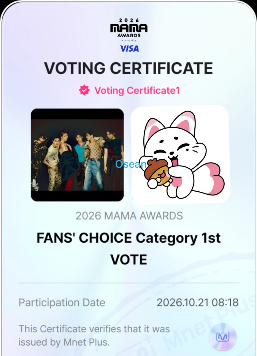 Oseanblue1's tweet photo. Siangggg guysss daesang for #ENHYPEN on #2026MAMAVOTE https://t.co/14xxIYnXsk