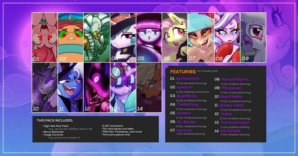 Viktiipunk's tweet photo. HAPPY HALLOWEEN!
Celebrate the holiday with the Trick-or-Tease art pack!  Featuring 14 artists with over 70+ pieces, including edits and an animation!
Grab it over here!
TIER A
https://t.co/6WfZWQSZ8h
TIER B
https://t.co/IJXKzxsv90 https://t.co/h6xZVPT3sk