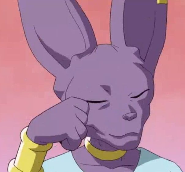 Isengarddescend's tweet photo. I love when Beerus makes cat-like gestures or just acts like a cat in general. He's just a big kitty ❤️❤️ https://t.co/wCJ8JYCz9p