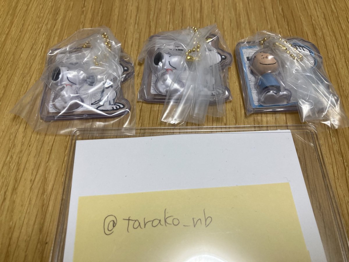 tarako_nb's tweet photo. PEANUTS スヌーピー パッケージチャーム 交換

譲) スヌーピー3(画像にはありませんが+1点あります) ライナス

求) チャーリー・ブラウン>ウッドストック ビーグル・スカウト 各1

郵送(Yahooフリマ可能)or大阪手渡し。
複数での交換ですと助かりますが1点から、検索からもお気軽にお声掛けください。 https://t.co/nyJi1ahiJY