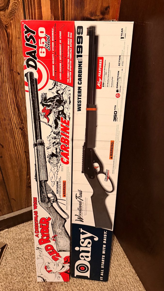 syskusa's tweet photo. GIVEAWAY! 

It’s Tuesday and we’re so late today because we’ve been out at the NRA Whittington Center getting ready for hunting season.  

This week we’re giving away our regularly scheduled Red Ryder. 

AND a another Woodland Trail Western Carbine model 1999 from @DaisyRifles 

Which means another two winners! 

Until Christmas we will giveaway two BB rifles a week, and during December………more.  

Rules: 

Like this post
Follow us
Share this post via repost or QT post

Be in the USA 🇺🇸 

Winner announced here Monday October 26, 2026 

We do these Giveaways to keep American Traditions Alive, and learning to shoot with parents/grandparents with a @DaisyRifles is as American as Tradition can get.  

We’re honored, and would like to thank Daisy for letting us help them give more BB Rifles to American families.  

We wish you all GOOD LUCK 🍀 and thank you for participating.  

Keep That PMA 
🇺🇸🇺🇸🇺🇸🇺🇸🇺🇸🇺🇸🇺🇸🇺🇸🇺🇸🇺🇸🇺🇸🇺🇸🇺🇸🇺🇸🇺🇸