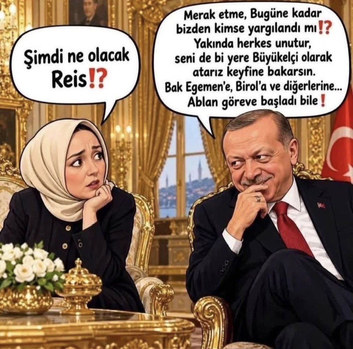 Aysun_almd's tweet photo. Hiç merak etme sen.
Milletin gazını almasını bilirim.
Ey Amerika, ey İsrail, ey dış güçler dedimmi hepsi yer..

İktidarın 4 Bakanı (2013), 7 Belediye başkanı (2017) Yargılanmadı!? Şimdi foncular da yargılanmıyor!? 

AKP'li olmak, böyle bir şey! https://t.co/B2qAQAZ117
