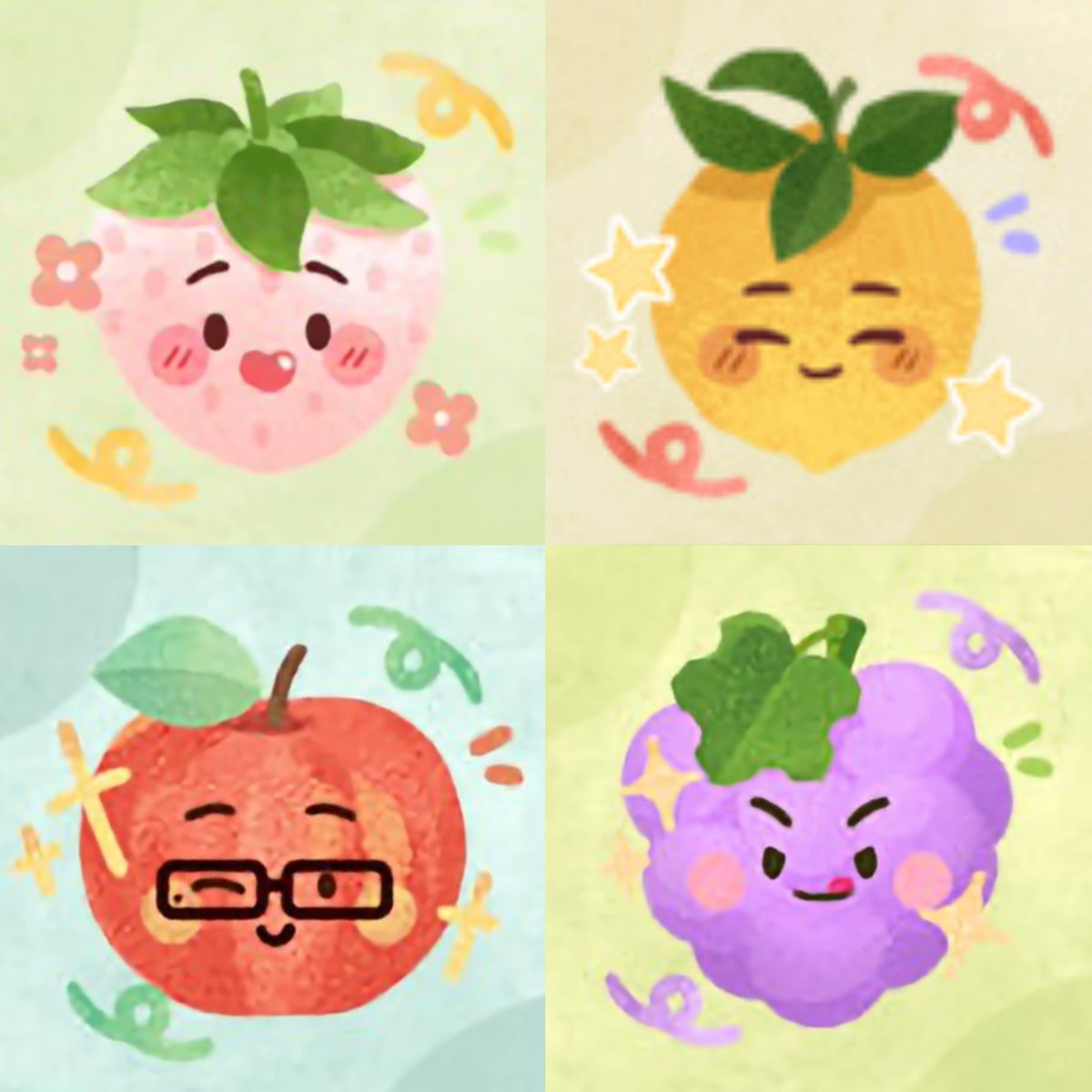 hisfemhusband's tweet photo. The fruit NXX is complete! 🍓🍋🍎🍇 https://t.co/9Y07TULWNI