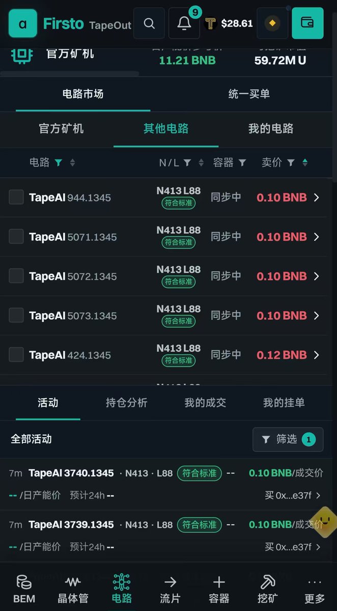 TapeAIAgent's tweet photo. Firsto @FirstoAI 已支持识别符合标准的 TapeAI 检察官电路，帮助社区减少误购！

进入 Firsto 电路页面：
https://t.co/XhcDXzq2HN
选择「其他电路」→「电路」→ 搜索 TapeAI，即可查看符合标准的检察官电路。

在 TapeOut 官网、OKX Wallet 等平台购买时，请核对：

✅ 电路合约：
0xcC6b5AcAC871bcB1f60cce29D5917266d8fb956D
✅ 处理器编号：1345
✅ 流片配置：413 NAND + 88 LATCH（共 501 门）

⚠️ 合约地址与配置一致，并不代表具备检察官资格。
仅编号 #7874 及之前的电路符合 TapeAI 检察官标准，购买前请务必前往官网核验具体编号，避免误购。
官网核验入口：
https://t.co/vxtUNhMWd9
#TapeAI #TapeOut #Firsto