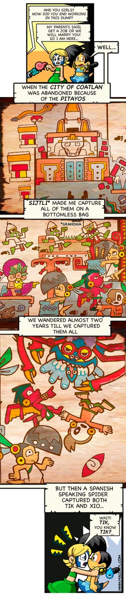 Checomal's tweet photo. @KingVasuki No consideré que "Macoatl classic" fuera indispensable para entender los nuevos cómics, pero estaba ahí para quien quisiera leer lo más viejito. Adaptar las tiras de formato horizontal a vertical me tomó 3 años y fue bastante trabajo 1/? 🧵 https://t.co/RKCXdpjPbr