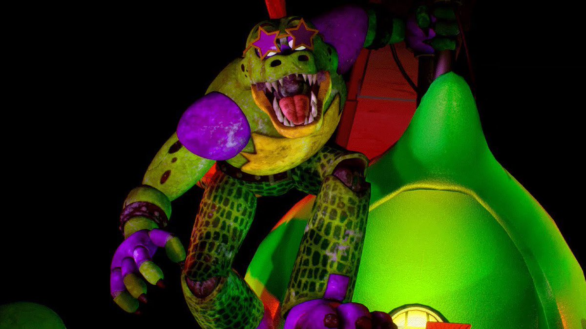GrumpyEclipse's tweet photo. Respond and I'll give you a colour to assign your fav characters with!

I got purple!

Lute - yes, I had to find one of her outfits that had purple on it to include her in some way. I’m serious about this woman lmao. Hazbin
Monty - Fnaf
Nightmare Fredbear - Fnaf
Susie - Deltarune https://t.co/JxMQyWbiDg