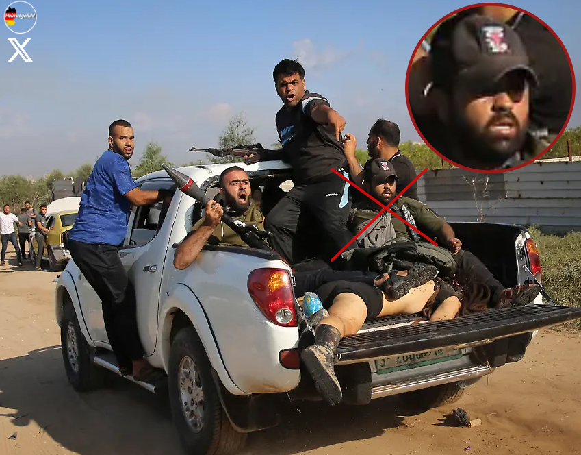 HeimatliebeDE's tweet photo. Die ganze Welt erinnert sich an die tragischen Bilder von Shani Louk. Die Hamas-Terroristen transportierten die leblose junge Frau auf ihrem Pick-up durch die Straßen.

Nun wurde ihr Entführer, Tamer Mohammad Ibrahim Al-Zabaq, getötet.

Gerechtigkeit für Shani Louk und die vielen anderen Opfer der Hamas-Terroristen. 
Diese Widerlinge werden nach und nach eliminiert.

BRISANT: 
Das Hamas-Opfer, Shani Louk war in einem zehn Meter tiefen Tunnel unter einem UNRWA-Gebäude versteckt. Das Gebäude in Dschabalija wurde laut einem Schild mit deutschen Steuergeldern über die KfW (deutsche Staatsbank) und damit staatlich finanziert.

Lasst es wirken.