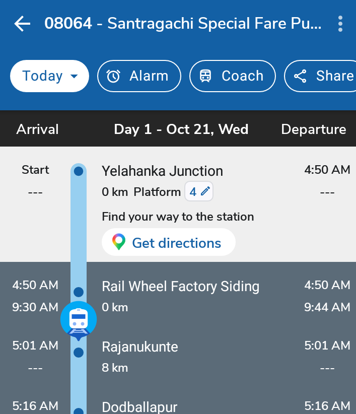 knamar18's tweet photo. @drmsbc @RailMinIndi @SWRRLY   @RailwaySeva  @dcmsbcb
Mr.Drmsbc,
Train No.66559 still at Yelahanka Jn. Very poor and third class service.

30 minutes stoppage at Yelahanka Jn.

Can you give me reason with records? 

Division people working or sleeping?

Third class service https://t.co/9cng5le9Ed