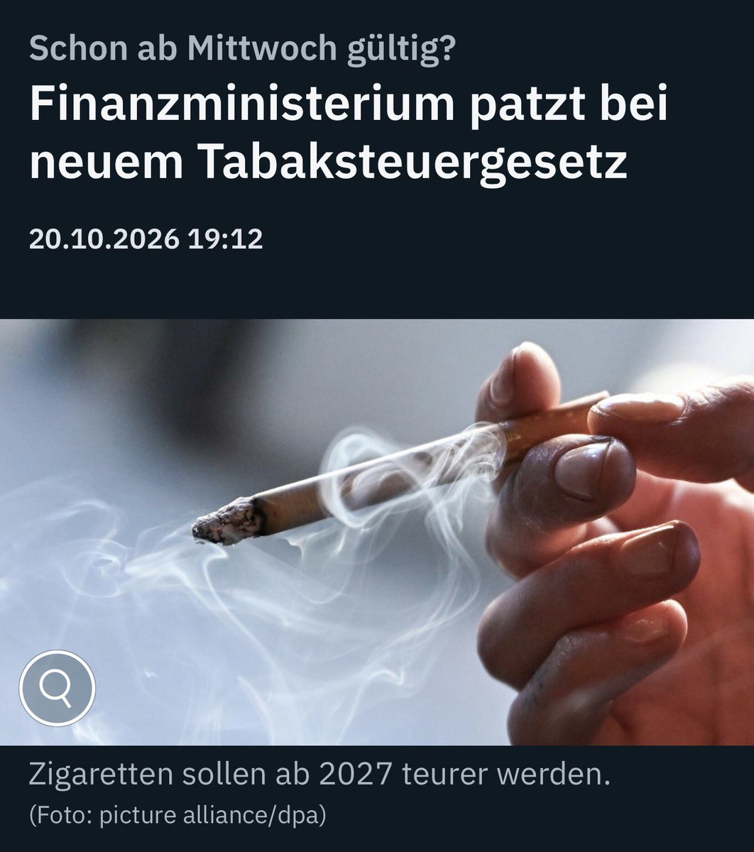RavennaPW's tweet photo. Natürlich bloß ein Patzer🤣 #Tabaksteuer #Patzer #CDU #SPD #Steuern https://t.co/UDgoviD0Hq