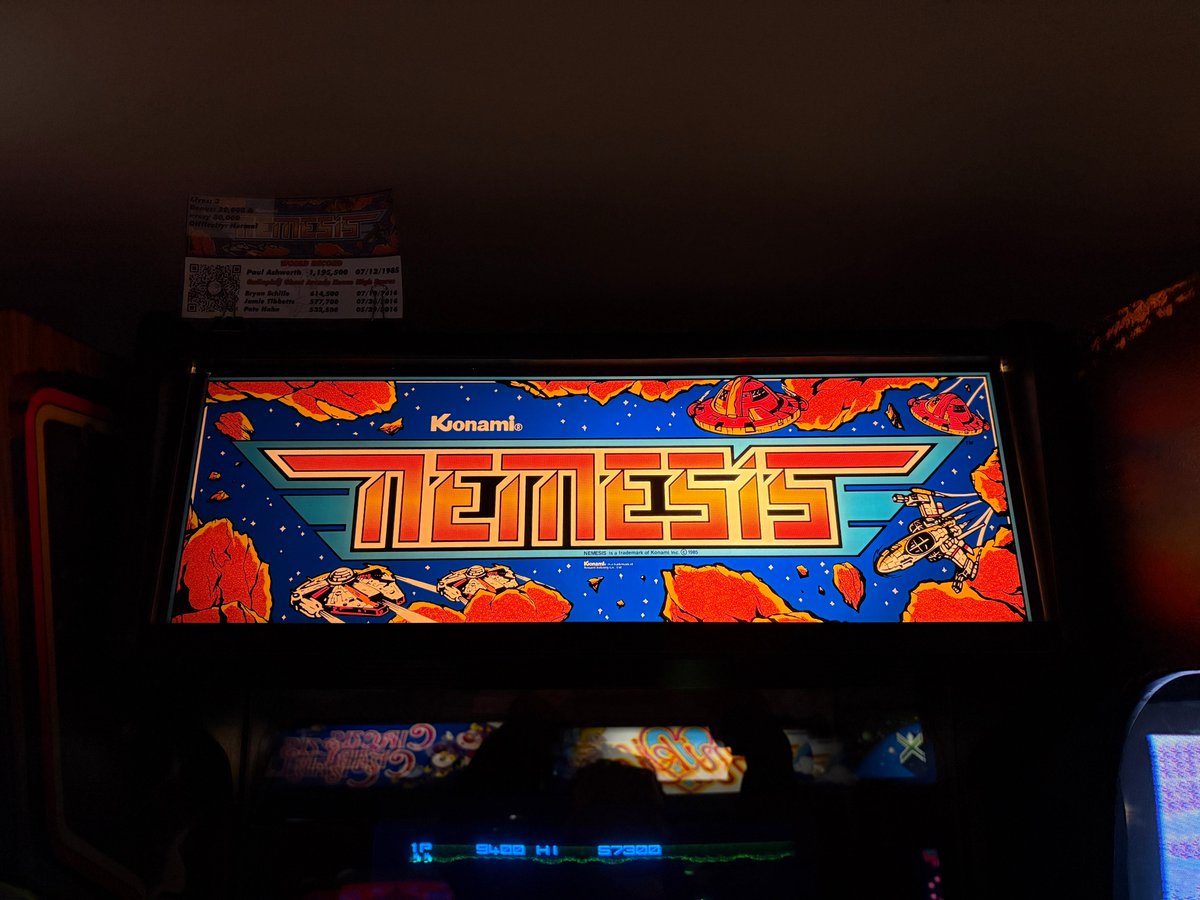 masao_ogino's tweet photo. ネメシス(グラディウス)筐体。スティックやボタンが独特過ぎてなかなかうまくプレイできなかったけど…
#gallopingghostarcade https://t.co/elVNyHkLr3