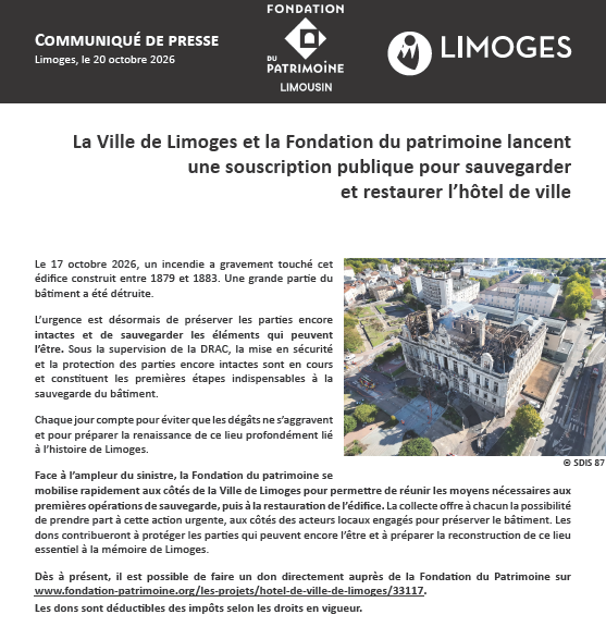 MagicFrequence's tweet photo. Dans "L'Agenda Magic" de FREQUENCE MAGIC ce mercredi à 8h20, 13h20 et 17h20 on évoque la souscription publique lancée pour sauver la mairie de @VilleLimoges87

SITE: https://t.co/8CtHSRq7cj

#FrequenceMagic #FM #Radio #limoges #hits #magicmorning #17octobre #fondationdupatrimoine https://t.co/JGK5ADcz7c