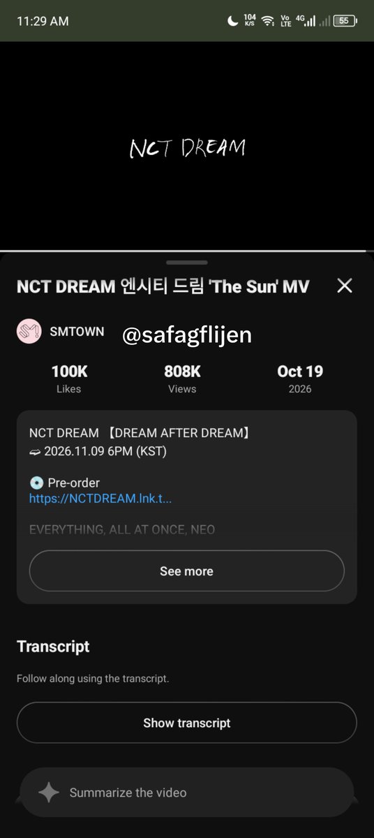 safagflijen's tweet photo. ☀️THE SUN STREAMING PARTY☀️

NCT DREAM - THE SUN
🔗 https://t.co/EMN1penjlk…

🎯 850K Views
‼️Don’t Break the Chain‼️

📌 : @ceanmbaso
@jenosissy @jeyromiii
 
#NCTDREAM #TheSun
#NCTDREAM_TheSun https://t.co/YatcD0OXci