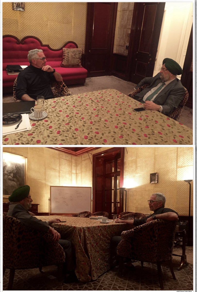 srinivasiyc's tweet photo. कल US Secretary of State 'मुम्बई' Land हुए,

और ठीक उसी समय हरदीप "एप्सटीन" पुरी की तस्वीरें US Justice Dept की फाइलों से बाहर आ गयी,

US Trade Deal की Technicalities निपटाने के लिए कोई VIDEO भी आ सकता है क्या....? https://t.co/qgIpnogxnL