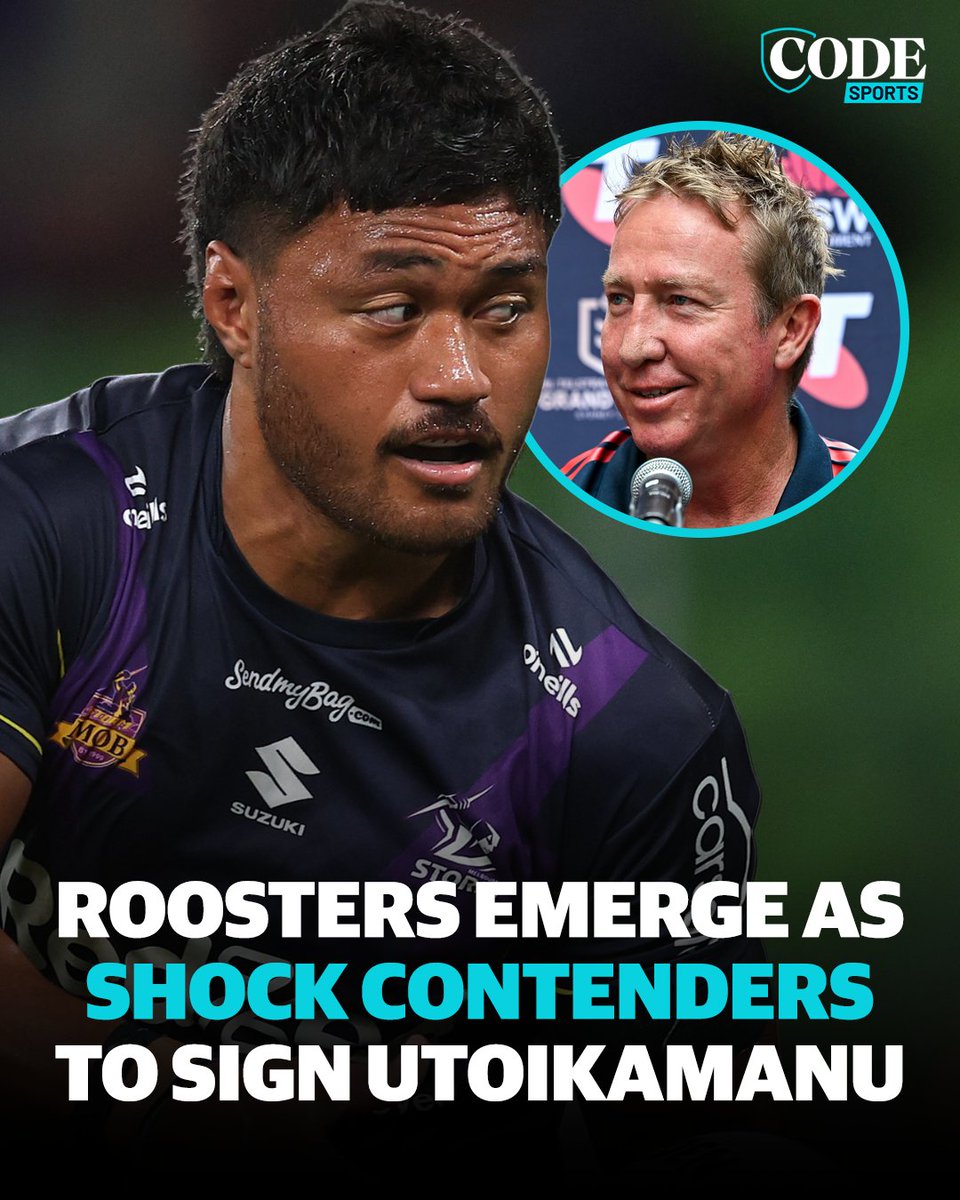 codenrl's tweet photo. Sydney aren’t resting on their laurels after winning the NRL premiership, already eyeing off a major splash in the player market as they prepare a bombshell offer to Stefano Utoikamanu.

FULL STORY ➡️ https://t.co/PzFFSKMONe https://t.co/hz7ilIikft