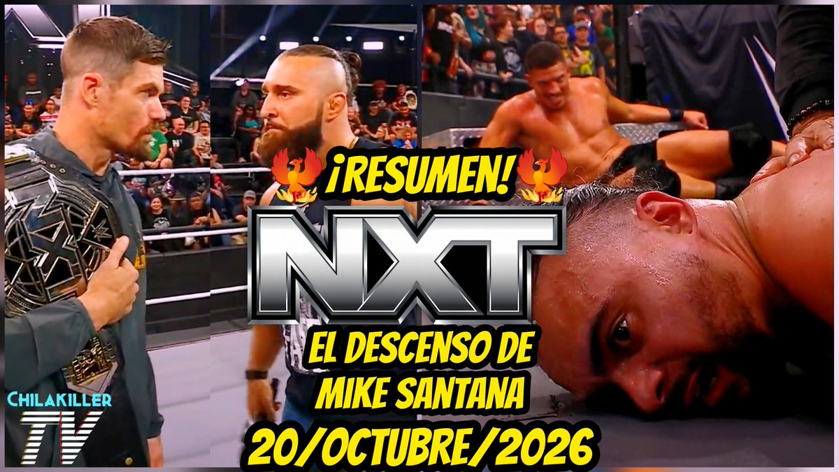 Chiilakilller's tweet photo. 🏃‍♀️¡CORRELE BRUV!🏃
🚨🔥¡NUEVO VÍDEO!🚨🔥
RESUMEN COMPLETO DE #WWENXT
¡LA DECADENCIA DE SANTANA!
Vean el video y dejen su like❤
Link: https://t.co/zyTqNrhbVw
#WWE #CruzMontana #DionLennox #GraysonWaller #TonyDangelo #IzziDame #Zaria #WrenSinclair #KendalGrey #KelaniJordan #NXT https://t.co/Rplgpi43O7