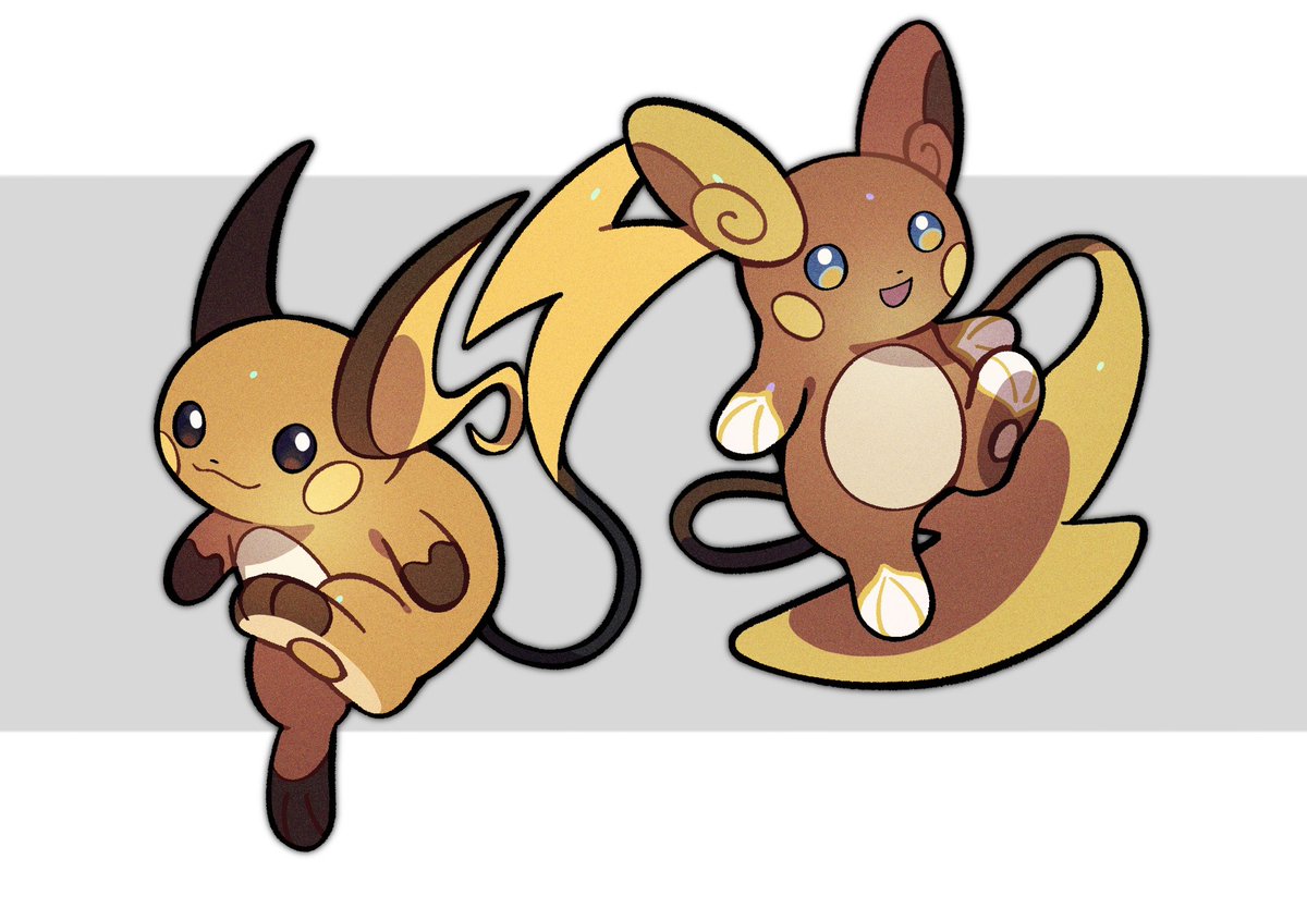 Oekaki_bird's tweet photo. ライチュウ
アローラライチュウ
#ポケモン #Pokemon https://t.co/zsrLypy9ns