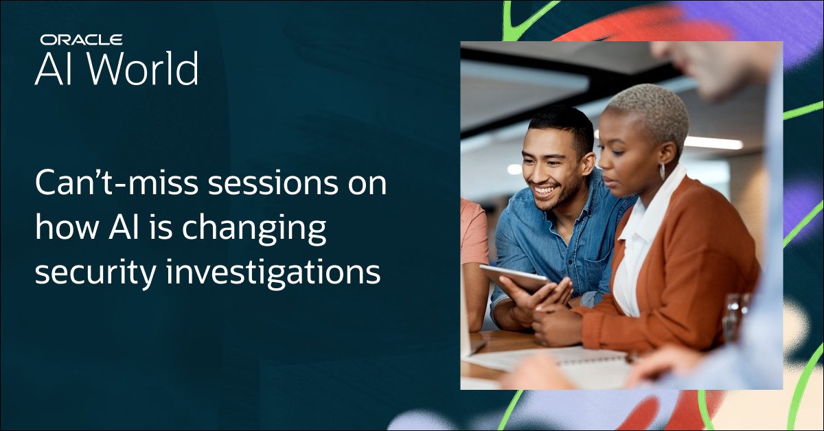 prakesh93's tweet photo. AI is changing how security teams connect signals and turn early clues into clearer context. 

At #AIWorld, explore what that means for security investigations, with sessions on AI-powered security operations and AI-assisted threat hunting. 
Get a preview: https://t.co/IQ5vG0ad3z https://t.co/AVbQP9v6cA