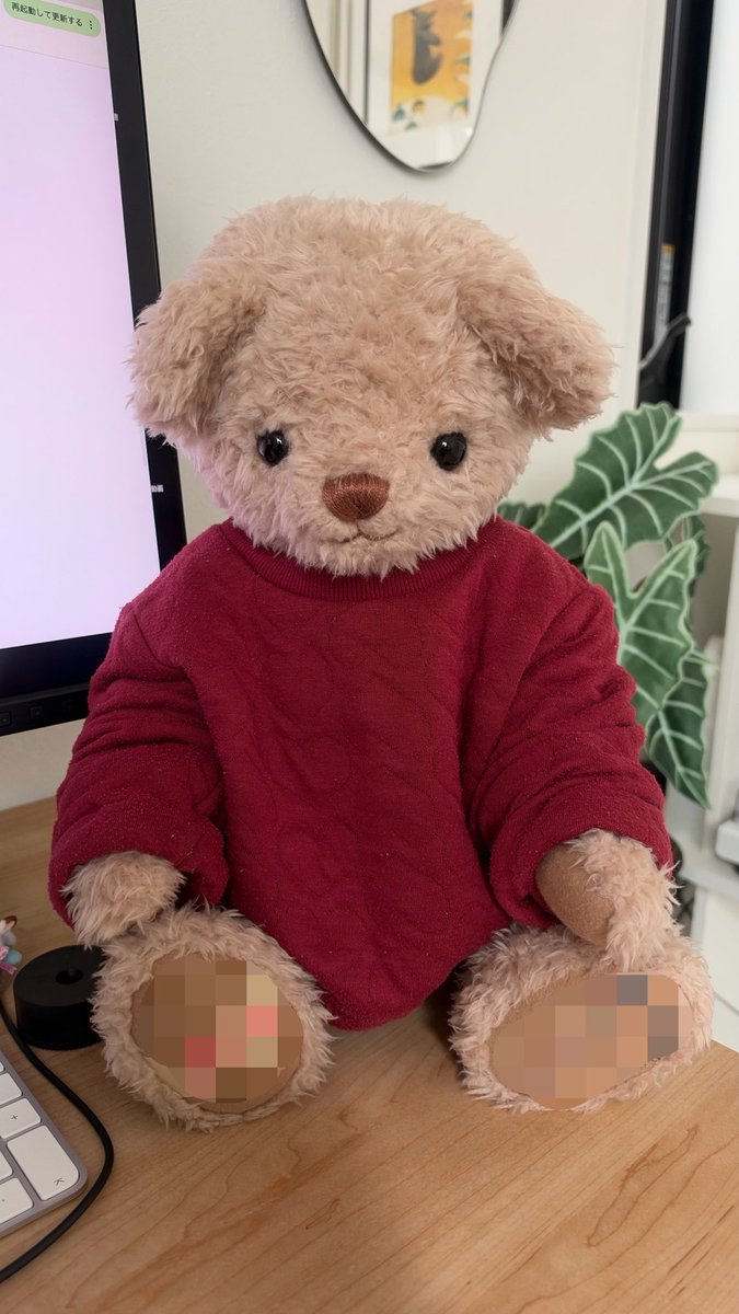 seRina____'s tweet photo. 生後すぐにメモリアルベアを注文してお迎えしたんだけど、サイズアウトした子ども服を着せるとかなりグッ…とくる🥹 https://t.co/Y5FQibhhOY