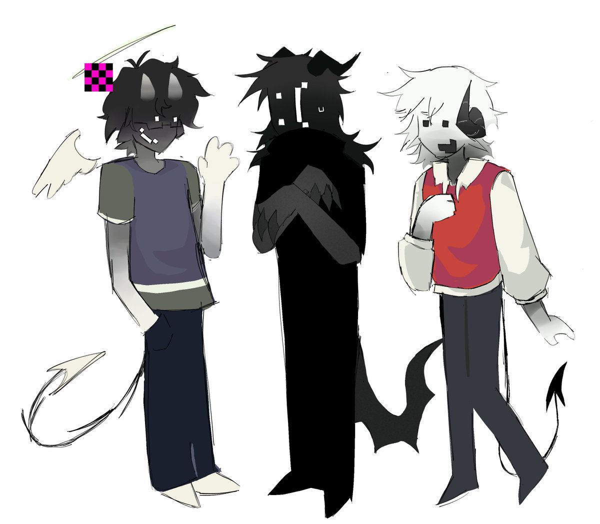 Rice1299658's tweet photo. Ayyyy, Ello. This is Quill, #pixel_lesgurr and #craxxel_here :D https://t.co/1B2gQ0XLYX