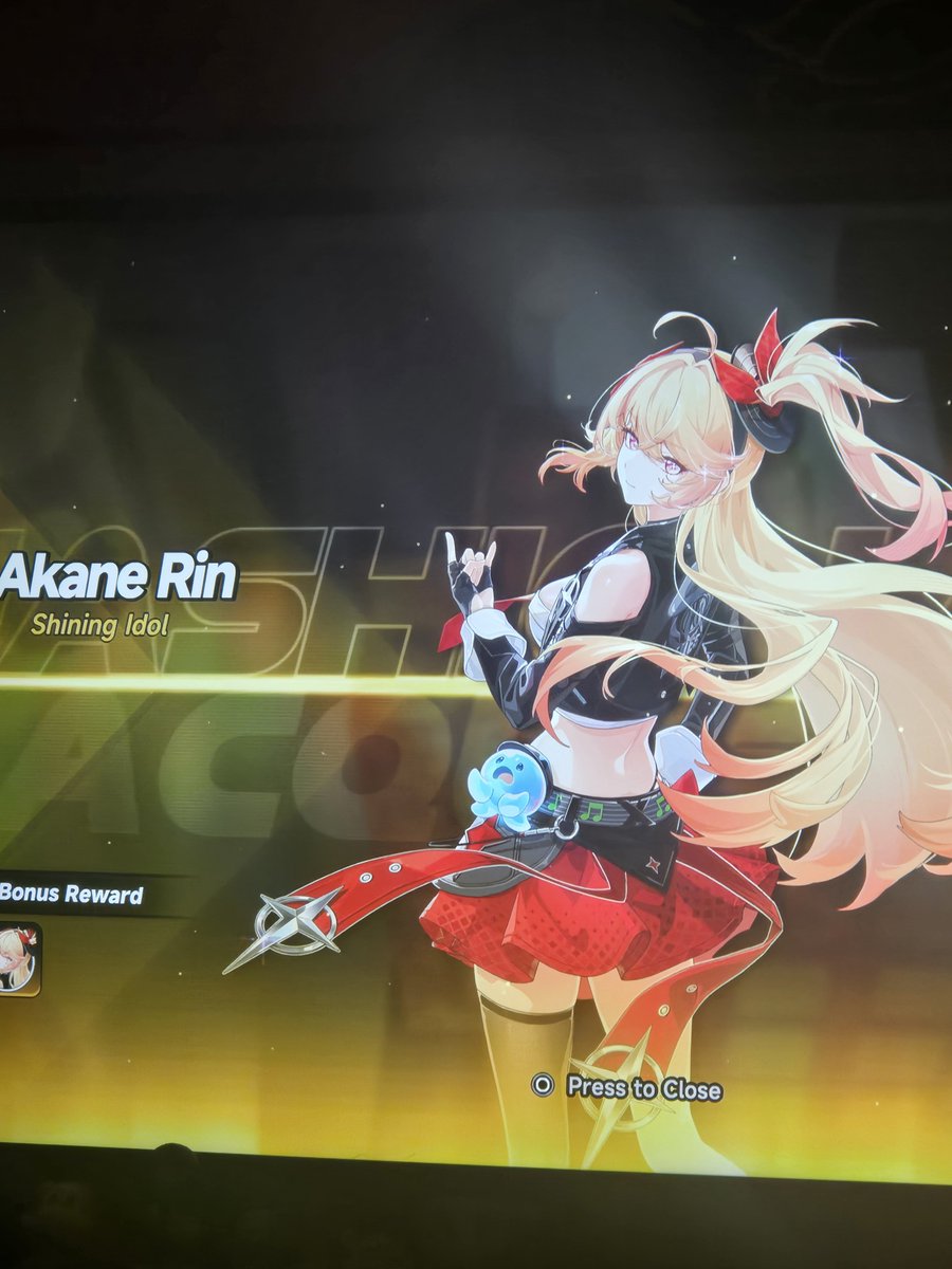 Raddo080's tweet photo. I'll delete this later but I got Akane and her skin in the gacha 😭😭😭🫶 https://t.co/O4YySXvTRE