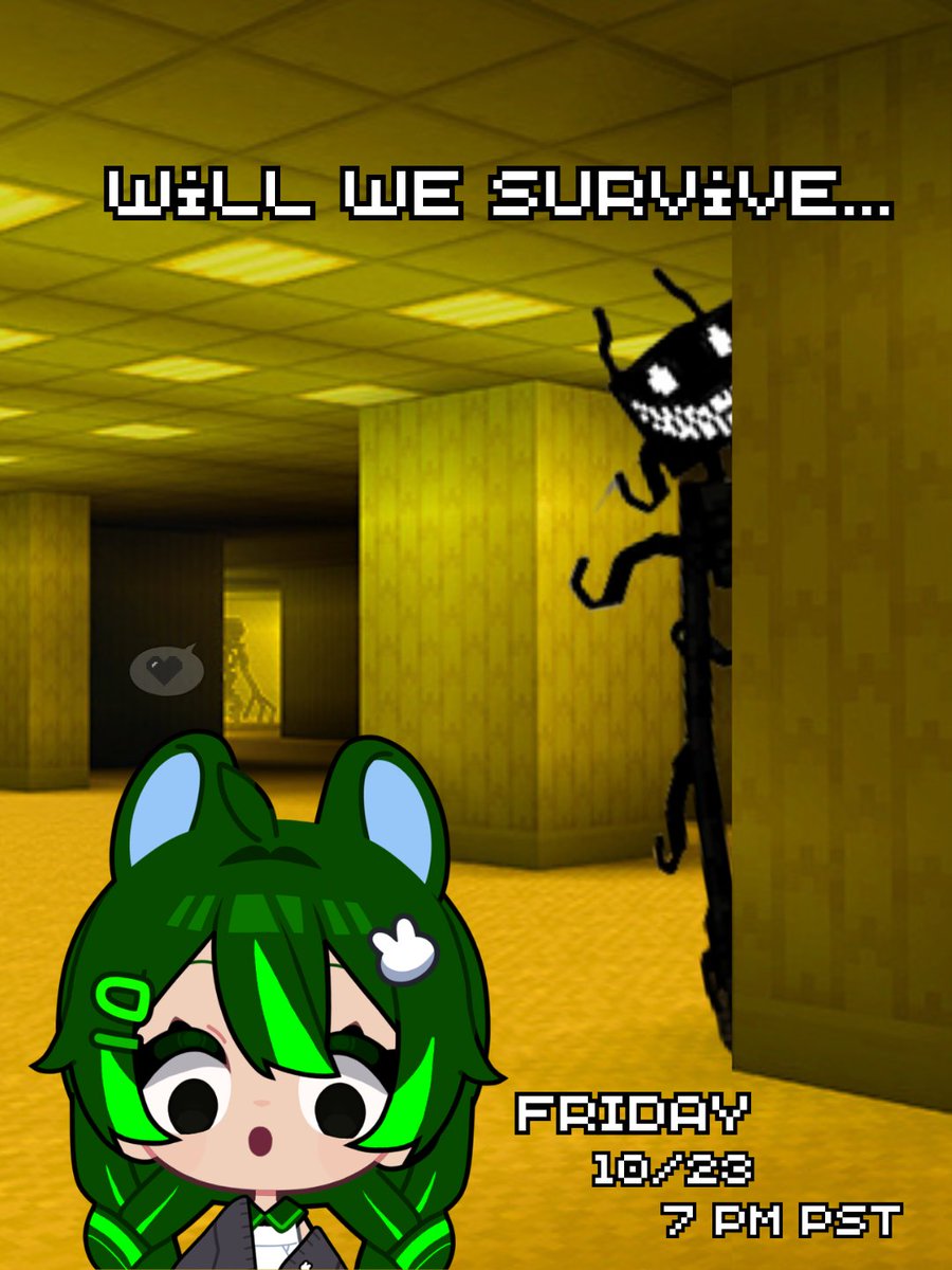 ctrlaltbianca's tweet photo. Horror minecraft in the dark is a great idea.....right?  Will me and my fwends survive the Backrooms? 🙀 

Friday, October 23, 2026 @ 7:00 PM PST
https://t.co/GrzbmWeZIb

pssst cosplay stream https://t.co/1EETHMAx0y