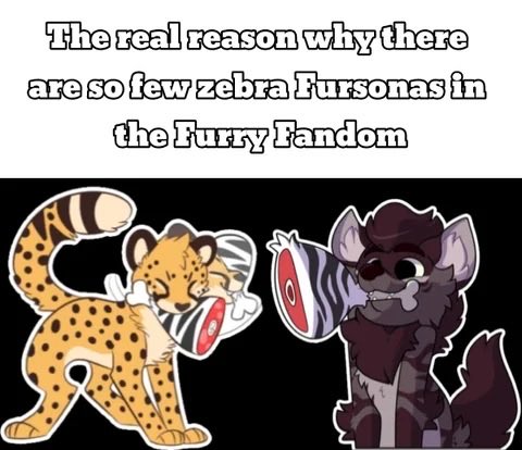LibsofFurry's tweet photo. Today’s furry meme. Zebras are delicious 😋 https://t.co/XrunVN5WJ8