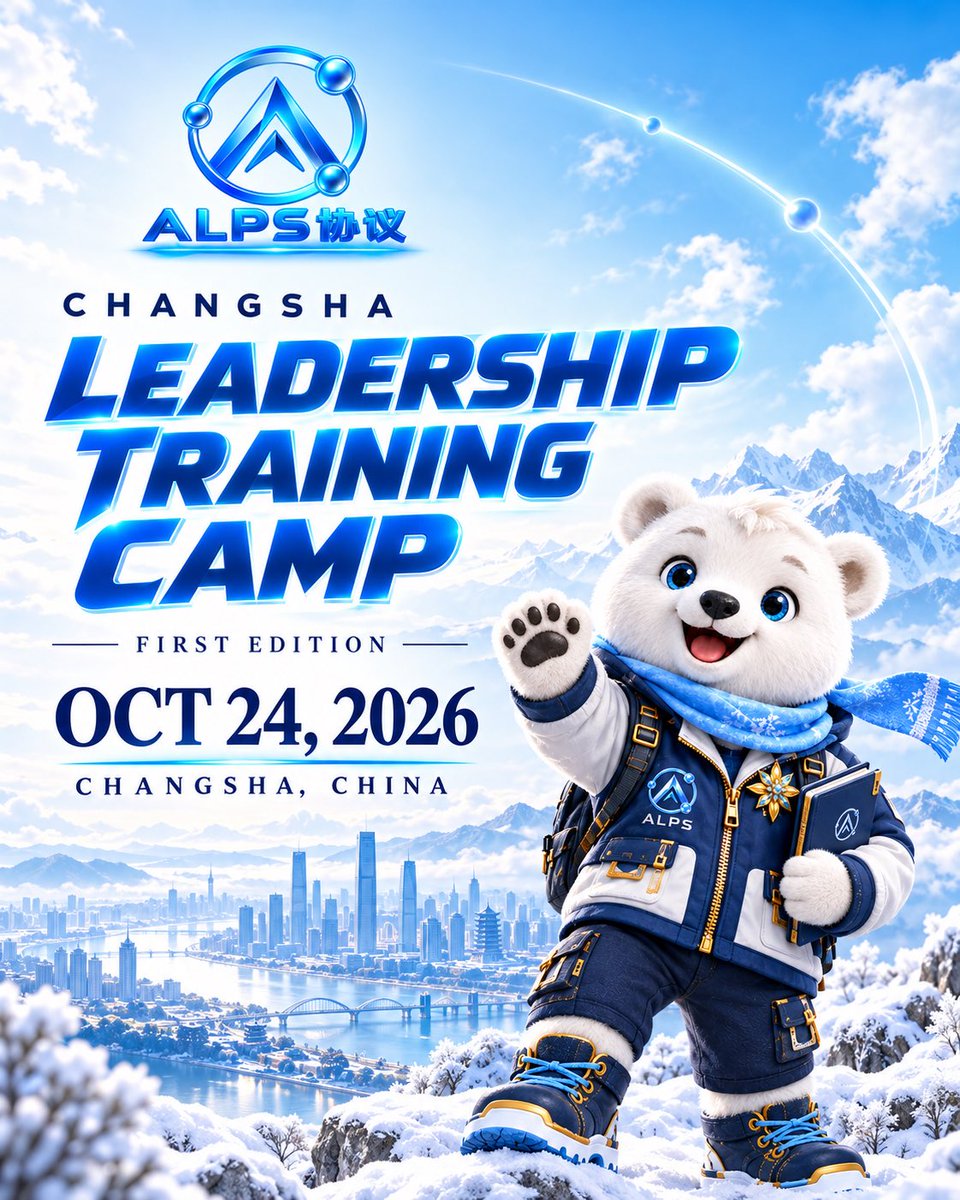 LAND_BT's tweet photo. 🏔️ See you in Changsha!
The first ALPS Leadership Training Camp takes place on October 24, 2026.
A shared vision. A new journey. Let’s move forward together. 💙
#ALPS #Changsha #LeadershipTraining https://t.co/wtheaesnku
