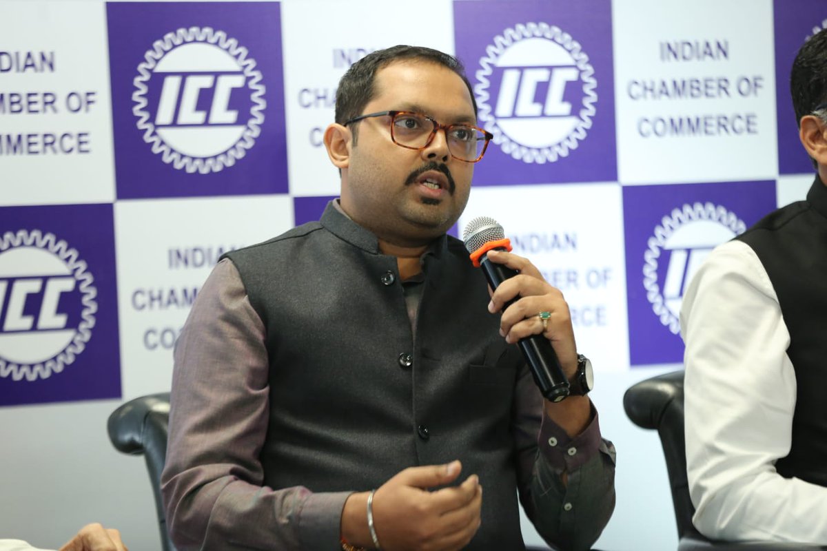 CSEINDIA's tweet photo. CSE’s @Shobhit_187 from the Renewable Energy programme spoke at a panel discussion on “Bio-Fuels as a Substitute for Petroleum Fuels: Integrating the Agri and Energy Economies” at the 20th India Energy Summit, organised by the Indian Chamber of Commerce (@ICC_Chamber) in New Delhi on October 13, 2026.

The discussion covered the current policy landscape for biofuels, industry perspectives on adoption and scalability, and the challenges facing the sector.

A key takeaway was the need for effective implementation of the GOBARdhan scheme to scale up the sector. CSE also highlighted two areas that need greater attention:

▪️Inclusion of fertiliser companies as key stakeholders.
▪️Development of markets for biodigestate.