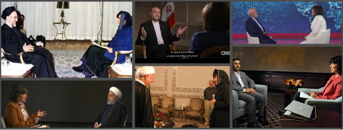 flamingo_irani2's tweet photo. کریستین امان‌پور، هرزه ج ا در CNN پس از سال‌ها خدمت برای ملا، اصلاحات و نایاک و سفیدشویی قتل‌عام‌ها در رسانه‌های بین‌المللی، دکمه خروجش زده شد... 
قابی کوچک از لاس زدن‌های امان‌پور با سران ج ا:) https://t.co/pcujt9qfpO