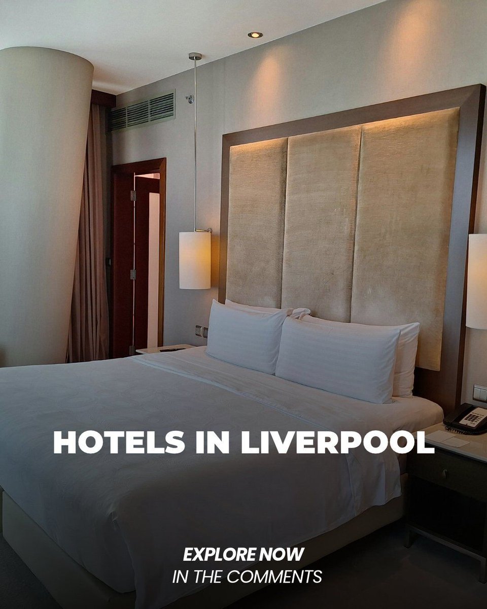 ExploreLpool's tweet photo. 🏨 | The Liverpool City Region is home to a wide range of hotels, from city centre stays to waterfront accommodation. Browse places to stay and find the right hotel for your next visit to Liverpool. https://t.co/RqbZuYRXc0