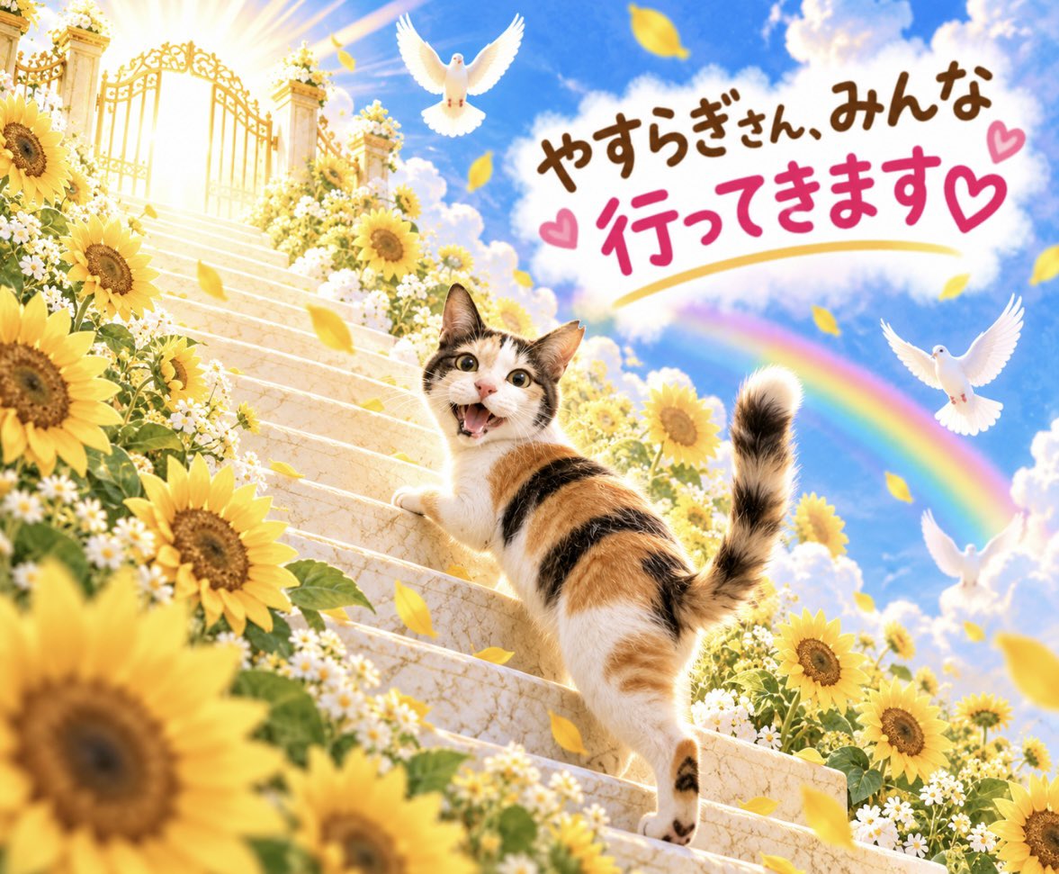Lotta2202's tweet photo. @ojm52811 ミケちゃん🌻
いってらっしゃい🐈🌈

ちっちゃくなったミケちゃん
おかえり❤️
ずっとやすらぎさんと一緒だね🤗🌻 https://t.co/PcveEUtDCP