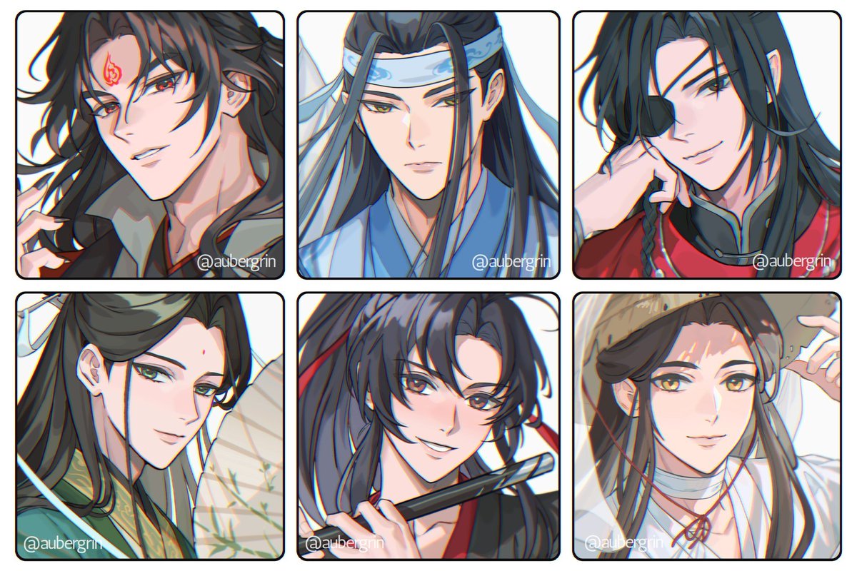 woyaubergrin's tweet photo. I want to draw each of them #Bingqiu #Wangxian #Hualian #SVSSS #MDSZ #TGCF https://t.co/BPafCify40