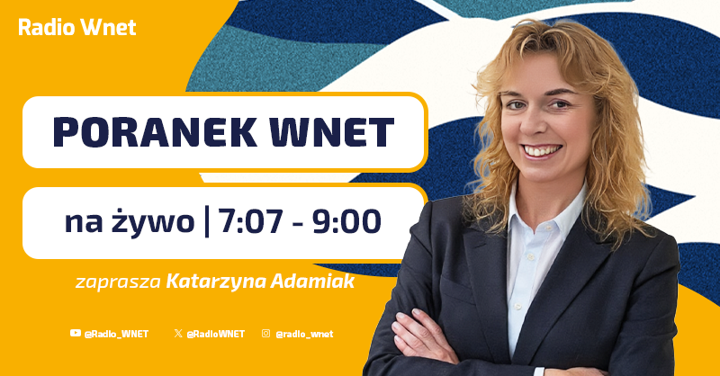 RadioWNET's tweet photo. ‼️Zapraszamy na najlepszy program publicystyczny w polskim eterze - Poranek Wnet! Środową audycję poprowadzi Katarzyna Adamiak. Jej gośćmi będą:
7.:10 Jacek Karnowski, dziennikarz @JacekKarnowski 
7:29 Tomasz Grzywaczewski, korespondent z Nowego Jorku @TomaszGrzywacz3 
7:35 Hanna Tracz i Antonina Bartyś, korespondencja z USA
7:45 Marek Zuber, ekonomista
8:10 Paweł Kukiz, poseł Demokracji Bezpośredniej @pkukiz 
8:30 Janusz Terka, hodowca świń
📺Oglądaj nas na żywo na YouTube📻 Słuchaj też na na stronie Radia Wnet i na antenie: Warszawa: 87,8 MHz, Kraków: 95,2, Wrocław: 103,9, Białystok: 103,9, Szczecin: 98,9, Bydgoszcz: 104,4, Lublin: 101,1, Łódź: 106,1