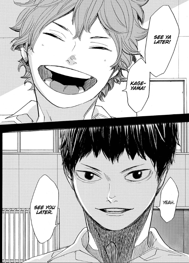 belatinysun's tweet photo. 3rd year kagehina saying "see you later" as they know full well that they'll be seeing each other again and fulfill their promise 🥹🤧 https://t.co/L0eMywQcCw