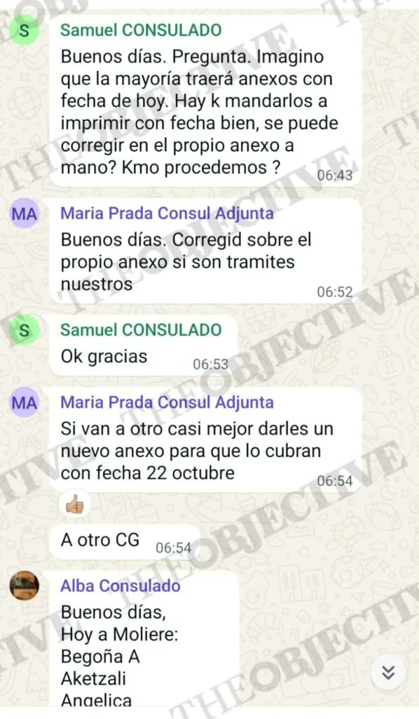 pabloharour's tweet photo. 🔴 MÁS DELITOS DEL GOBIERNO

El Consulado de España en México nacionalizó a cientos fuera de plazo de la Ley de Memoria Democrática alterando las fechas de solicitud al 22 de octubre de 2025

La cónsul adjunta ordenó falsear documentos para simular entrada en fecha

https://t.co/gW9gxfL7YA