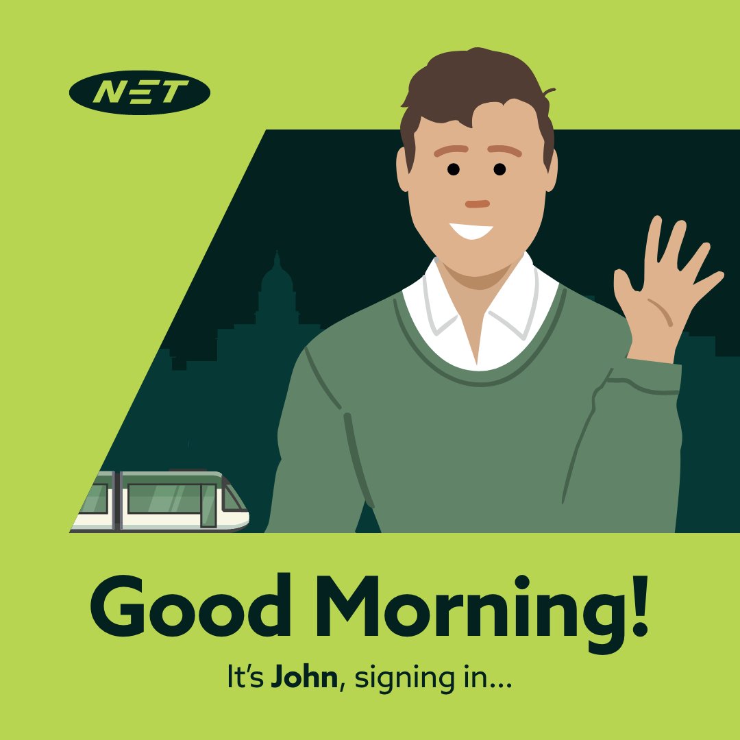 NETTram's tweet photo. Good Morning, John here.
For any information on our tram services, please see https://t.co/EIqRy8wnpU
Please reach out to us via WhatsApp 0115 824 6060 or email info@thetram.net with your tram travel question https://t.co/EvBzmyYjfn