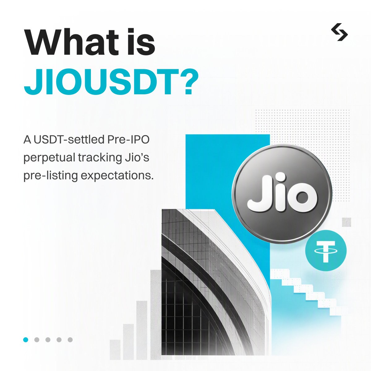 bitget's tweet photo. Got questions about $JIO Pre-IPO Perpetuals?

• How does it differ from traditional Pre-IPO investing
• How can you trade it
• Will it match Jio’s IPO price
• What happens if IPO is delayed or cancelled

Swipe right. We break it all down for you.