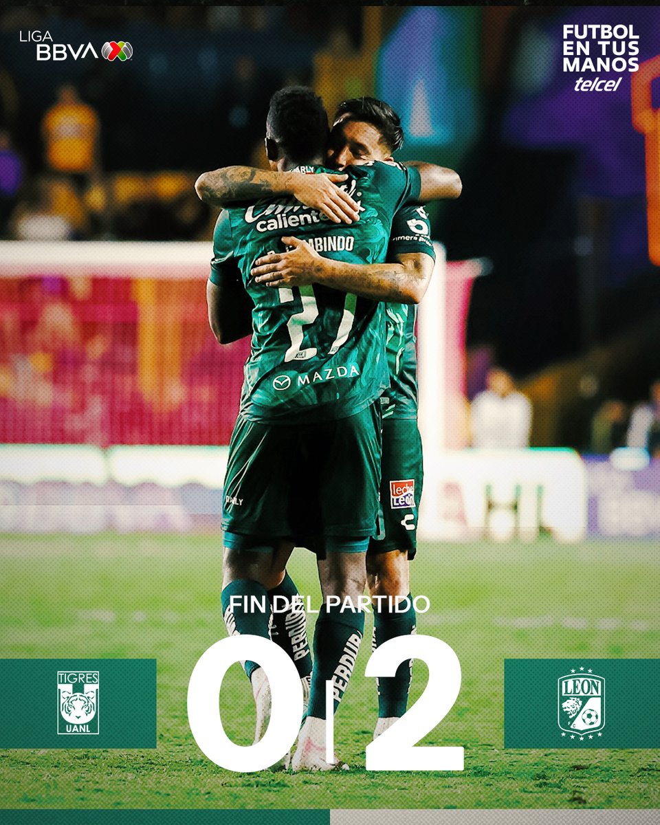 clubleonfc's tweet photo. #J13 | #AP26 @LigaBBVAMX

@Telcel presenta el Marcador Final. https://t.co/HHbQhMMIUd