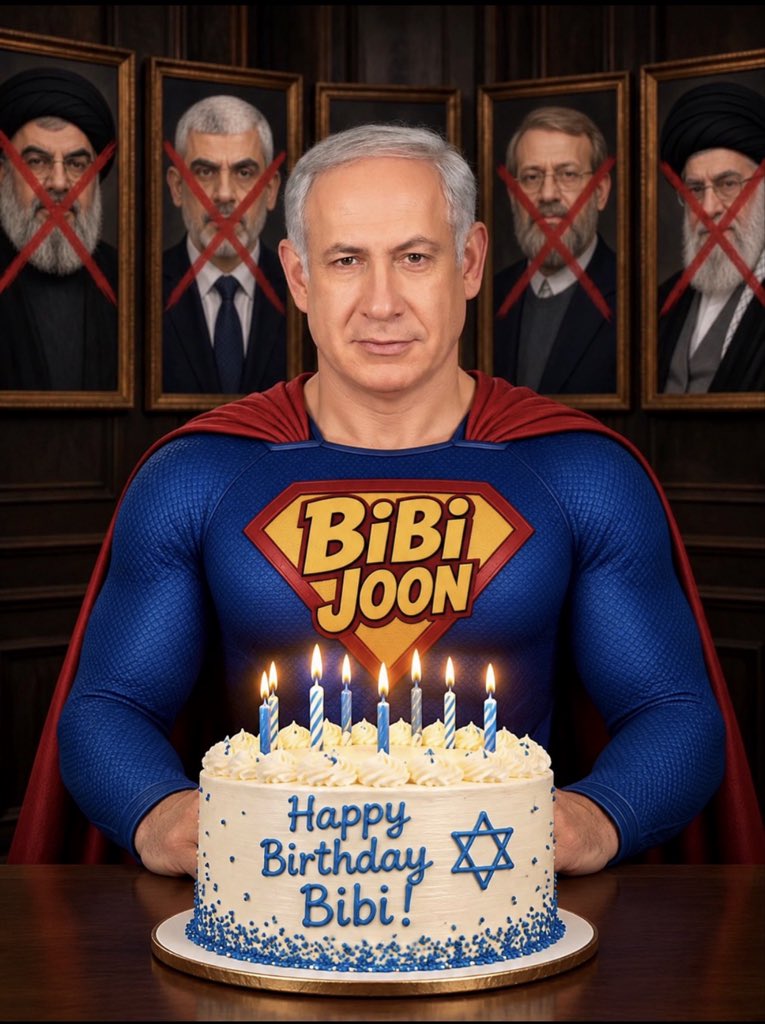 sarbaz_Shahiran's tweet photo. 🎂 Happy Birthday, Bibi, hero! 🇮🇱💙 https://t.co/8y4RT01RxG