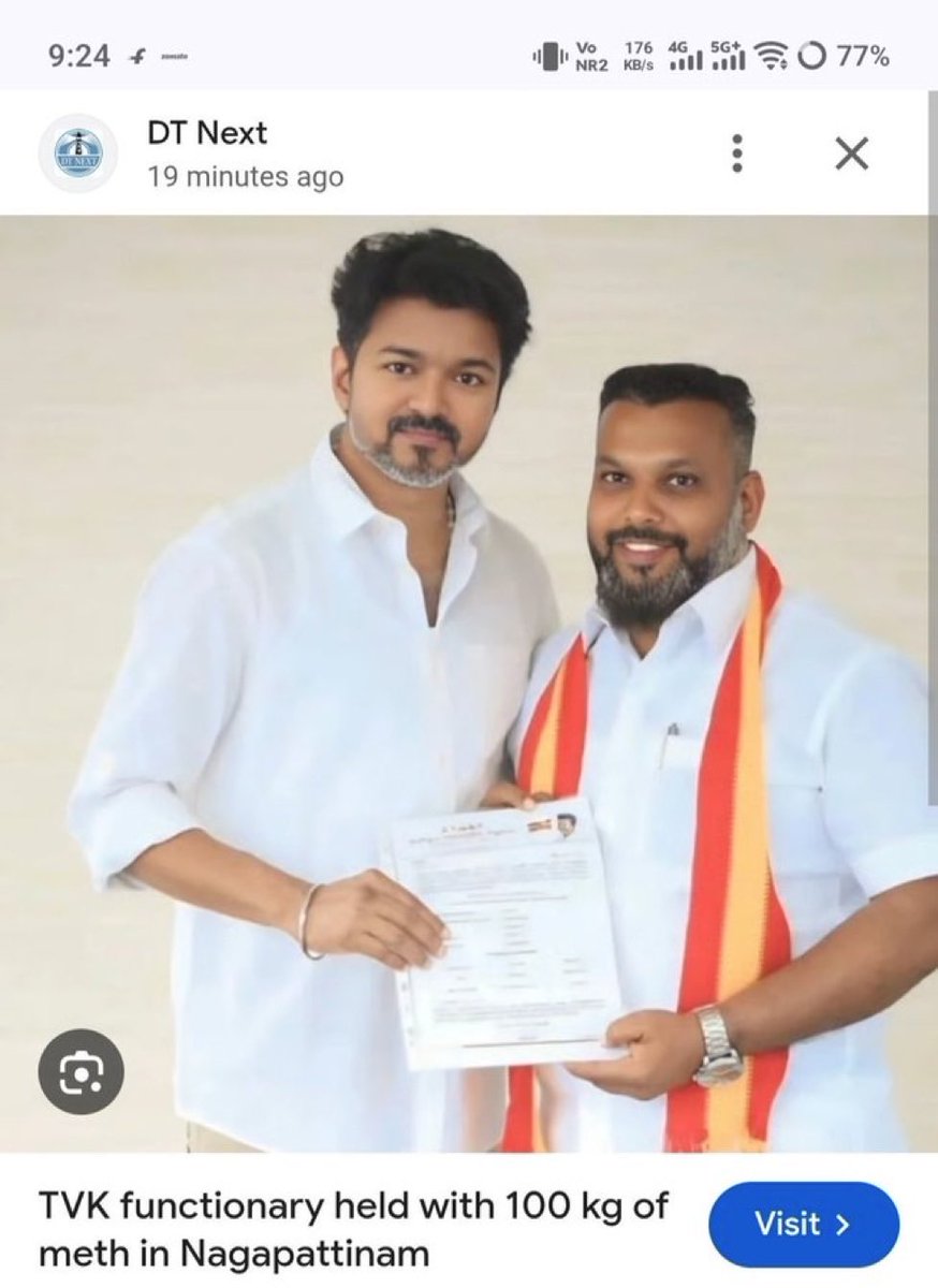 hihareesh's tweet photo. Dear Ms.Akshita & Ms.Vasudha,

You both are covering extensively the TVK Government to length and breadth 24/7/365 even if they do nothing . And you both have special interest in well being of people of Tamilnadu which is appreciated. 

But atleast Ms.Akshita had pinch of Journalism left in her bones to put A SINGLE TWEET WITHOUT THE CULPRIT image (I’ll help her in identifying the culprit) who got arrested by Union Government agencies for producing 137kg of Meth. 

But Ms.Vasudha, I’ve gone through your profile and searched for last one week I couldn’t even find a single tweet about the same. 

I know it’s your prerogative to tweet or speak on the subject which matters to you the most. I firmly agree.

In other words it’s called selective journalism / favouritism. 

Nothing to hurt you but if you got hurt then I can’t help it out. Calling a spade a spade needs to be done at any given point of time. 

Cc : @Akshita_N @Vasudha156