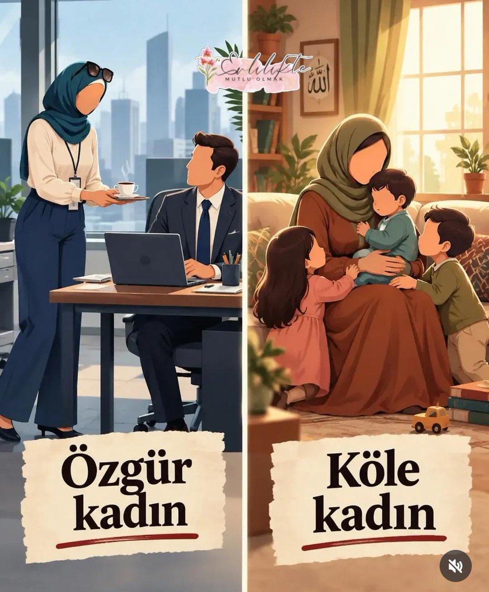 Musabumeyr34's tweet photo. Başka erkeklere kahve yapmak hizmet etmek özgürlüktür zorunluluğu vardır, ama evinde kalmak çocuklarına bakmak kocasına sıcak bir kap yemek yapmak köleliktir ve zorunluluğu yoktur. https://t.co/WxTX3T4RsP