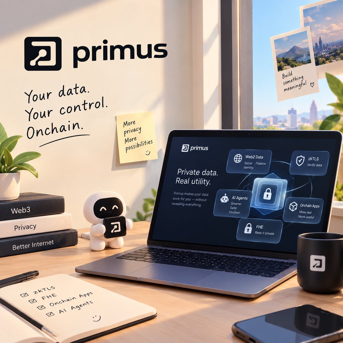 tiembh1106b's tweet photo. I’m interested in how @primus_labs could give users more control over their data. If privacy can work smoothly with AI and onchain apps, that’s a step in the right direction for Web3. https://t.co/6RTnKcFF6I
