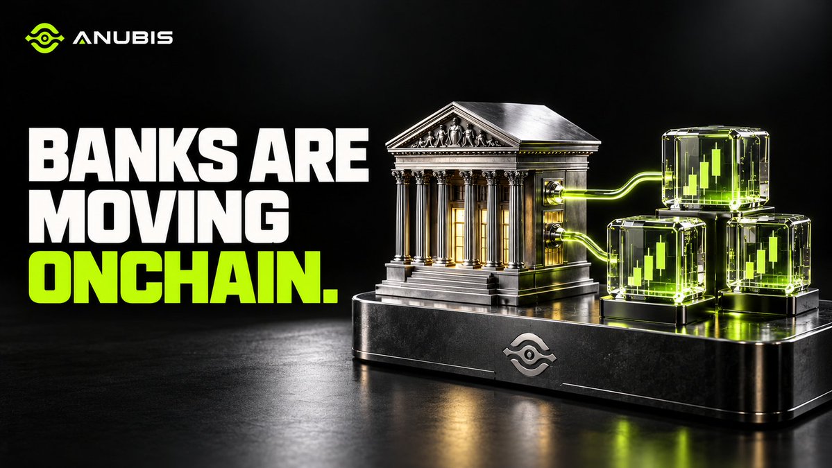 AnubisLayer1's tweet photo. Banks are no longer just exploring blockchain. They're starting to use it as financial infrastructure. 🏦

JPMorgan's expansion of JPM Coin highlights the growing role of tokenized bank deposits in institutional finance.

Tokenized bank deposits bring familiar financial instruments into a new environment, where value can move onchain and connect with digital applications.

The bigger story isn't which network a bank chooses.

It's how blockchain is becoming part of the infrastructure behind institutional finance.

For Anubis Chain, this shift highlights the importance of building infrastructure that supports onchain connectivity while protecting sensitive financial data. ⚡

#AnubisChain #RWA #Tokenization