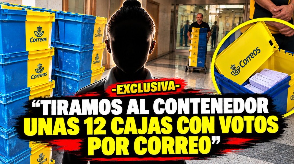 AlbertCastillon's tweet photo. ✅PODCASTS: #CastillonConfidencial
21/10 "Ayudé a tirar al contenedor 12 cajas del voto por Corre... 
(VIDEO COMPLETO)
👇👇👇
https://t.co/4z6ReN002k vía @YouTube https://t.co/CfLyGcmmI1