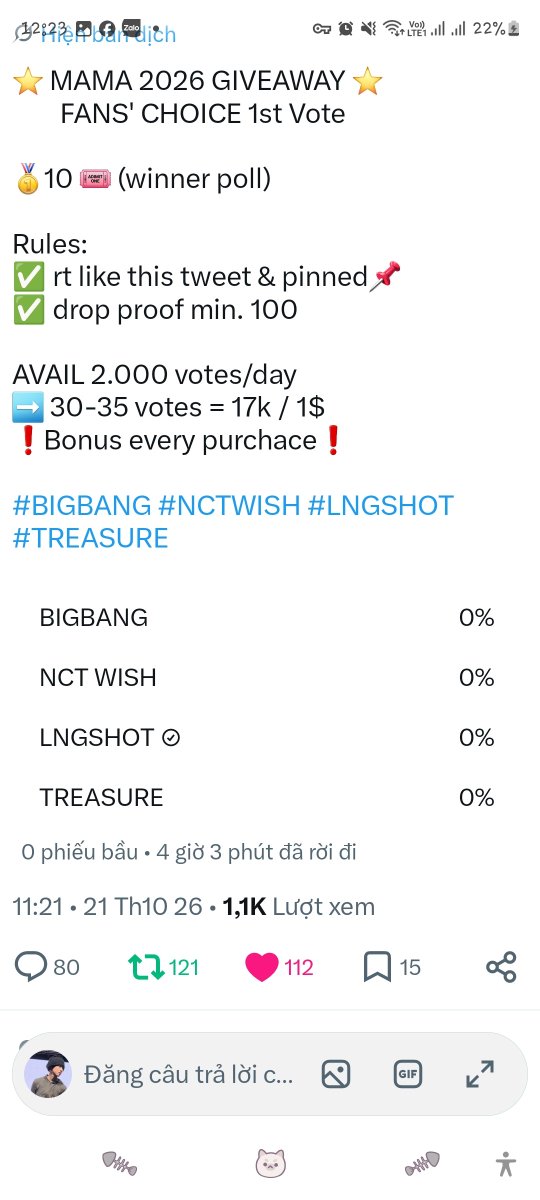 QuynDngnht1's tweet photo. @insellkvote DONE #LNGSHOT  #2026MAMAVOTE https://t.co/ICGiKM6fyG