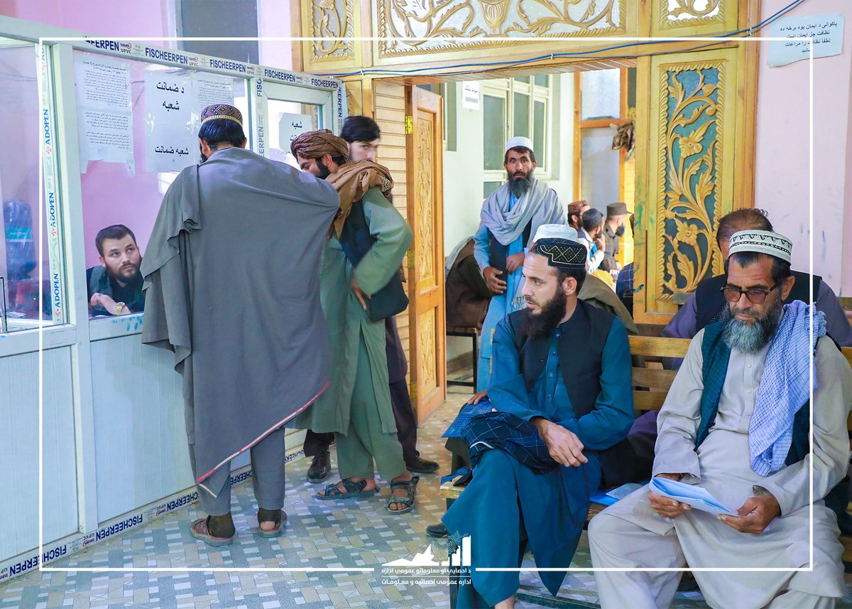 GSIAGOVAFG's tweet photo. ۱/۵ توزیع نزدیک به ۱۶ هزار تذکره الکترونیکی در مرکز خوشحال‌خان مینه از آغاز سال روان تاکنون

مرکز توزیع تذکره الکترونیکی خوشحال‌خان مینه شهر کابل، از آغاز سال ۱۴۰۵ تاکنون، ��رای ۱۵ هزار  و بیش از ۶۰۰ تن از هم‌وطنان، تذکره الکترونیکی توزیع کرده است https://t.co/VwzoqiFajG