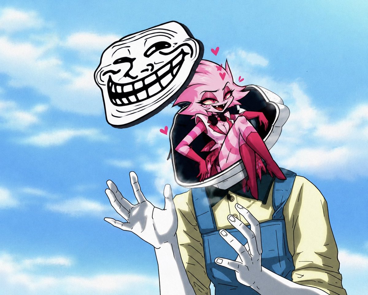 AntiHornyJuice's tweet photo. Trolls always got Moxxie on their mind 😍 https://t.co/3InN79mJIB