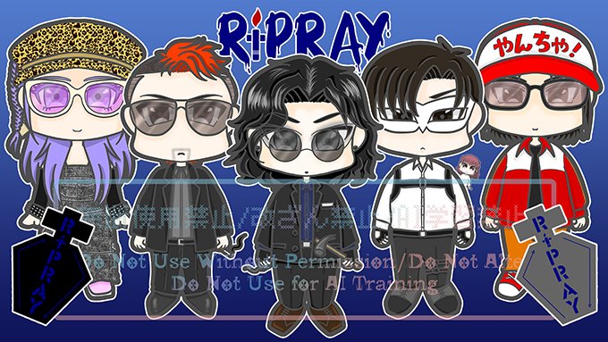 megane_gy's tweet photo. テンプレート化したのでRiPRAYで複数人数描く練習
#RiPRAY 
https://t.co/NxLGuMoGfJ 

※諸々の諸事情があれやこれによりウォーターマーク無＆フルサイズイラストはPrivatter+で公開してます(誰でも↑のURLワンクリックで見れます)
あと、需要あるか知らんですが個々のパージver.も置いてあります。 https://t.co/ZrqgzN1dxd